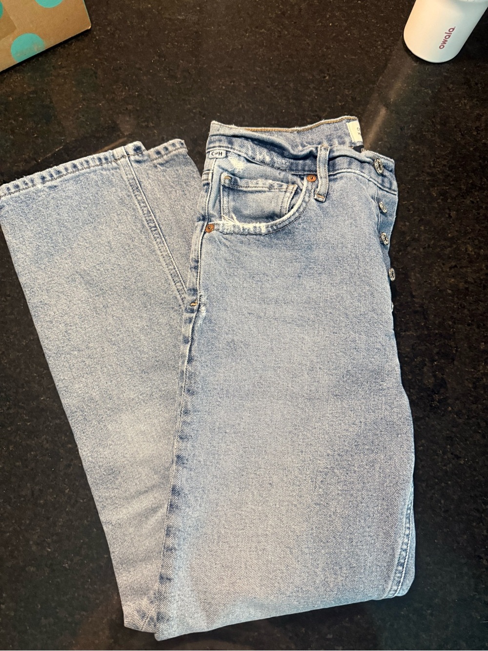 Citizens Of Humanity Light Blue Straight-Leg Women’s Jeans